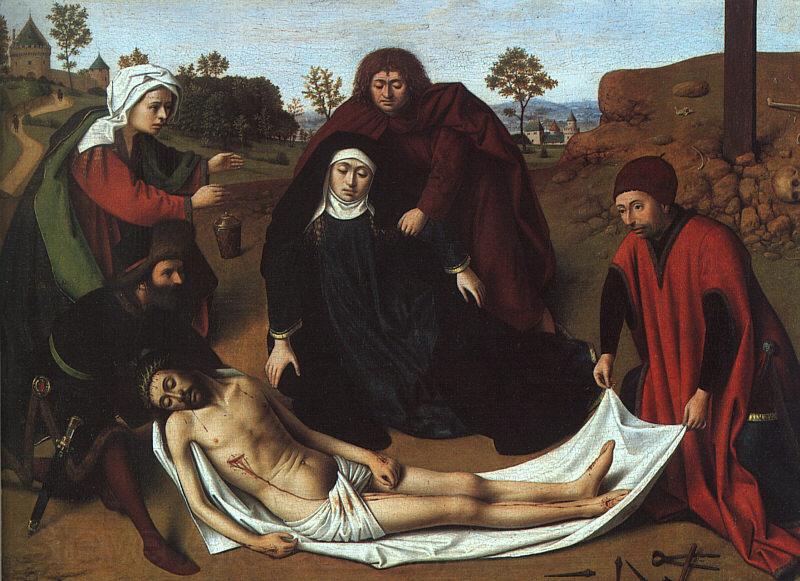 CHRISTUS, Petrus The Lamentation hin Norge oil painting art